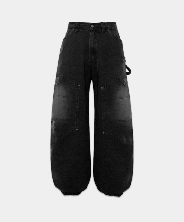DENIM DOUBLE KNEE