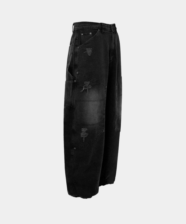 DENIM DOUBLE KNEE - Image 2